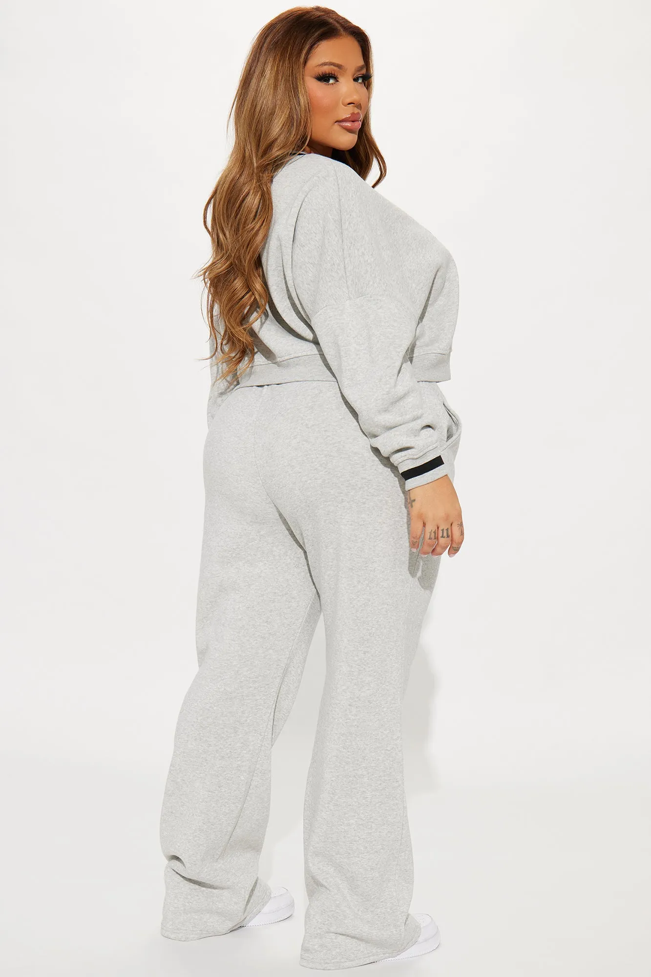 1993 Fleece Pant Set - Heather Grey