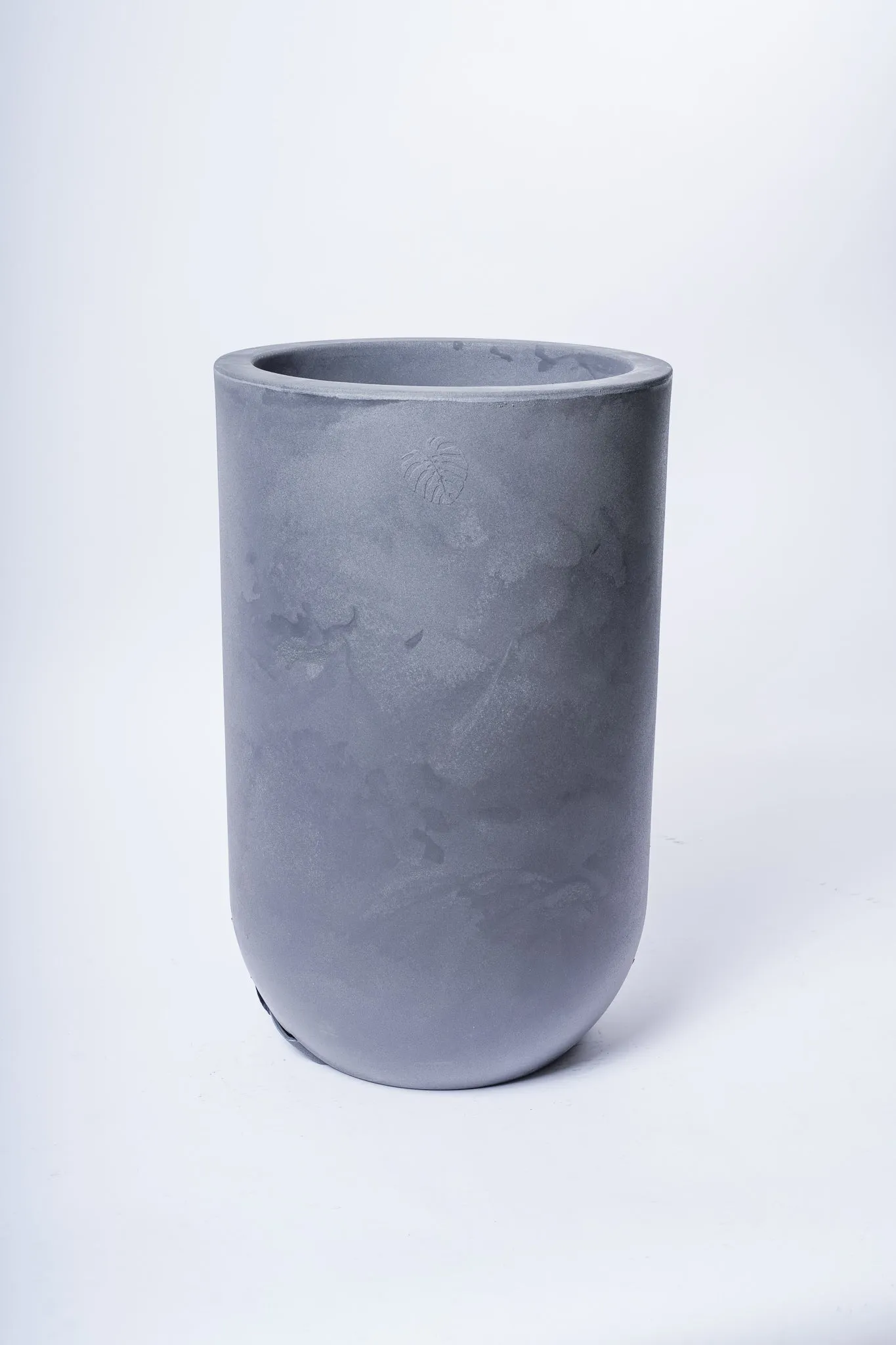 24" PLANTER DECO - DK. GRAY