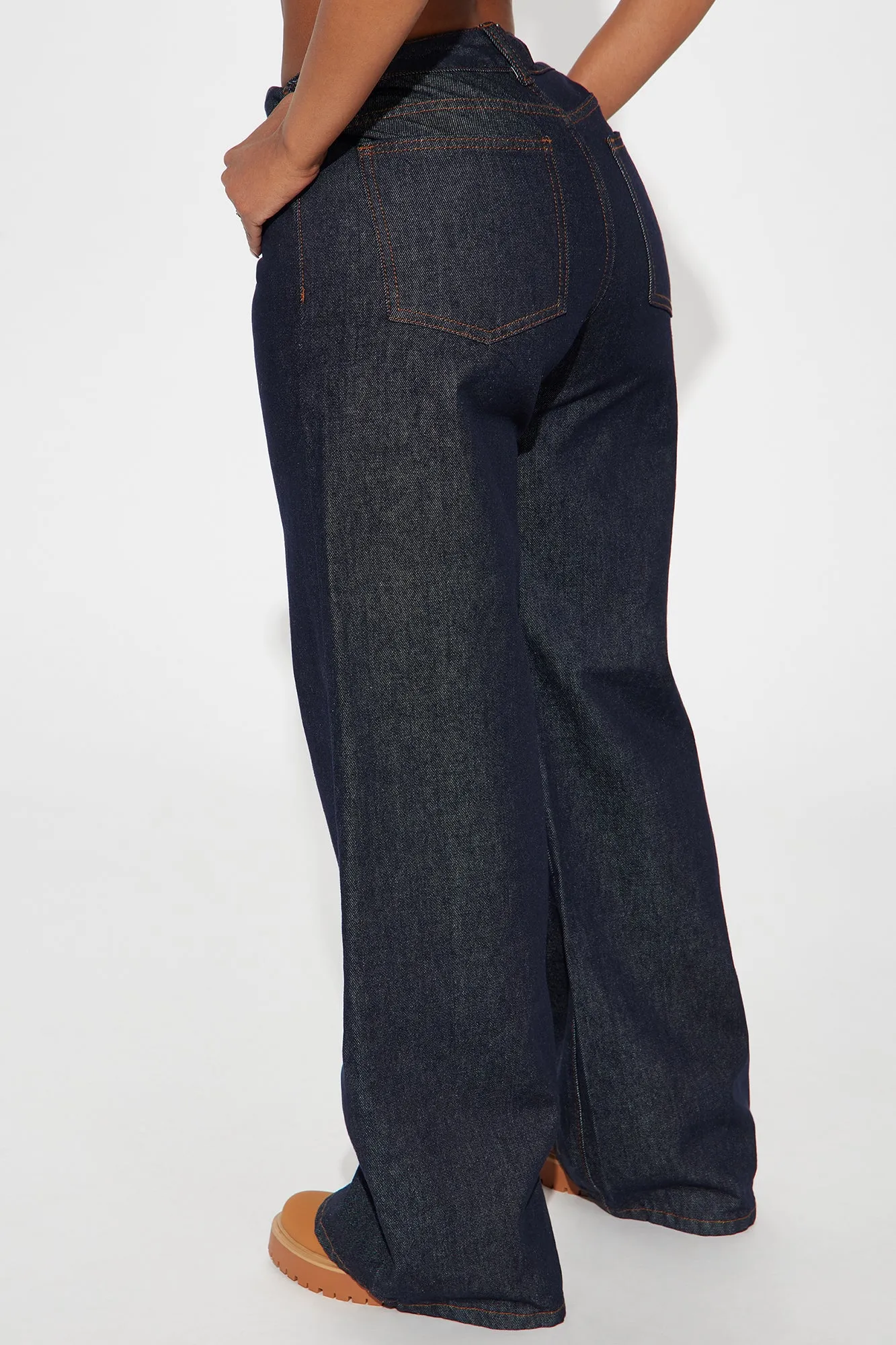 About That Business Straight Leg Jeans - Dark Wash