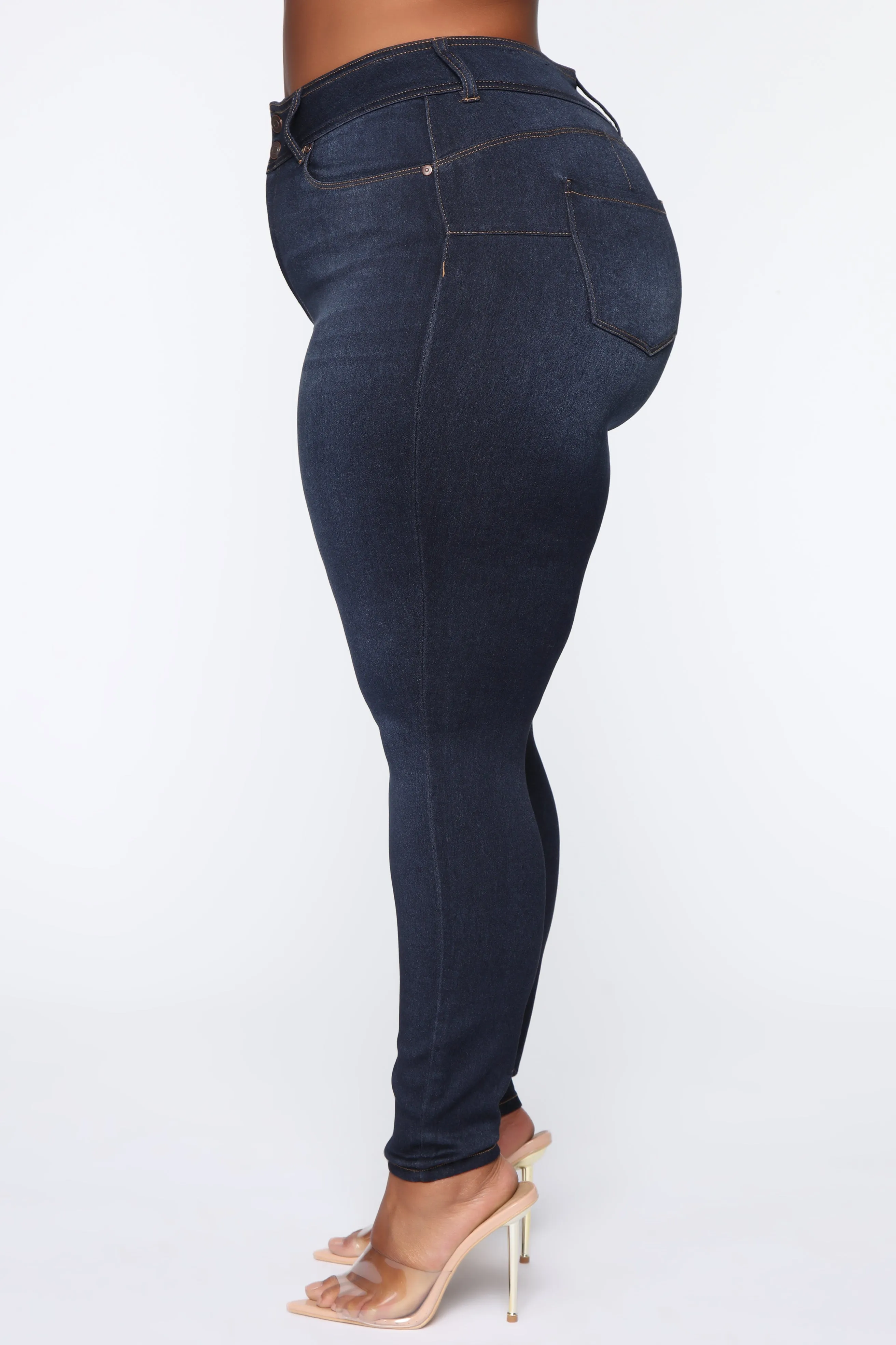 Always On My Grind Booty Shaping Jeans - Dark Denim