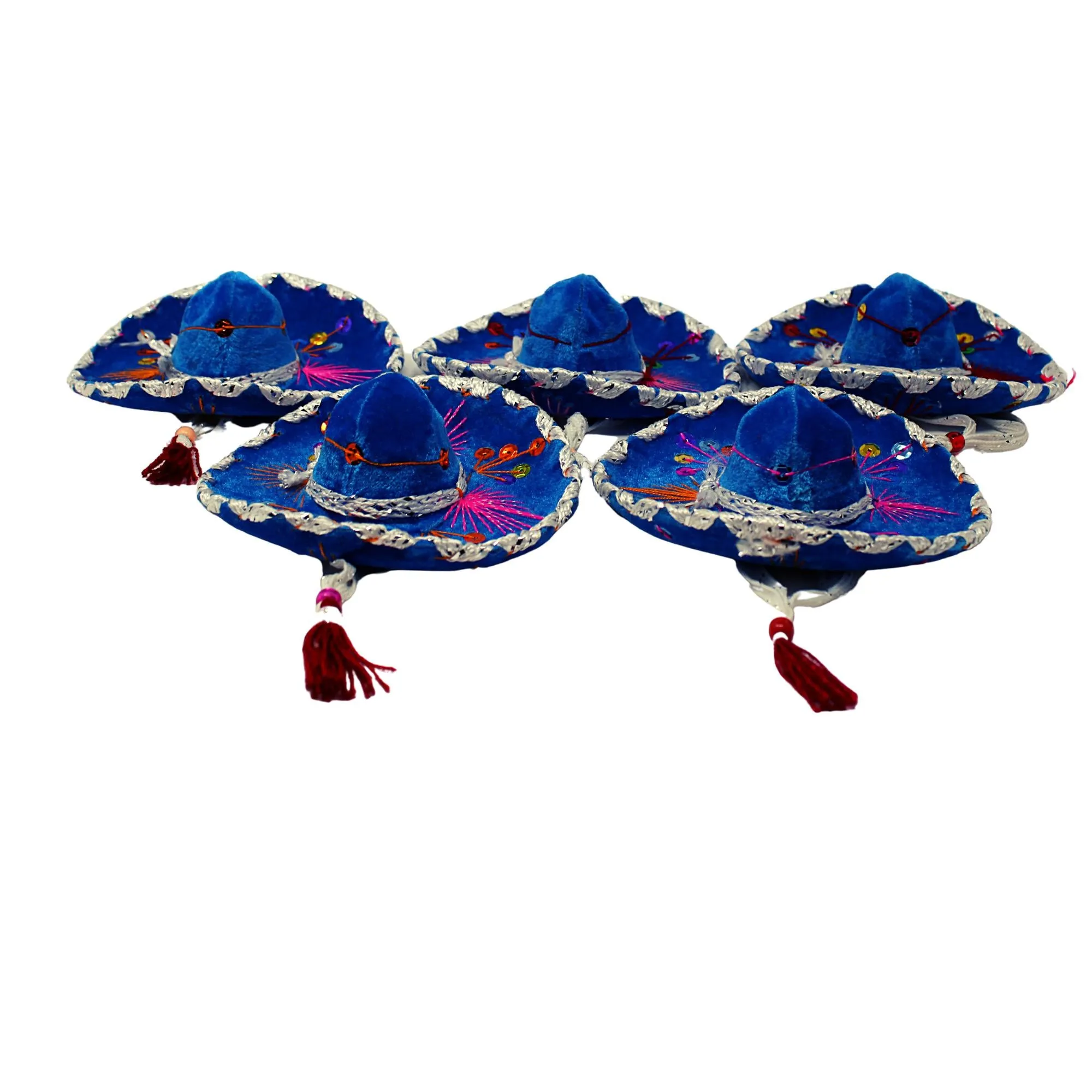 Authentic Mini Sombreros in Blue