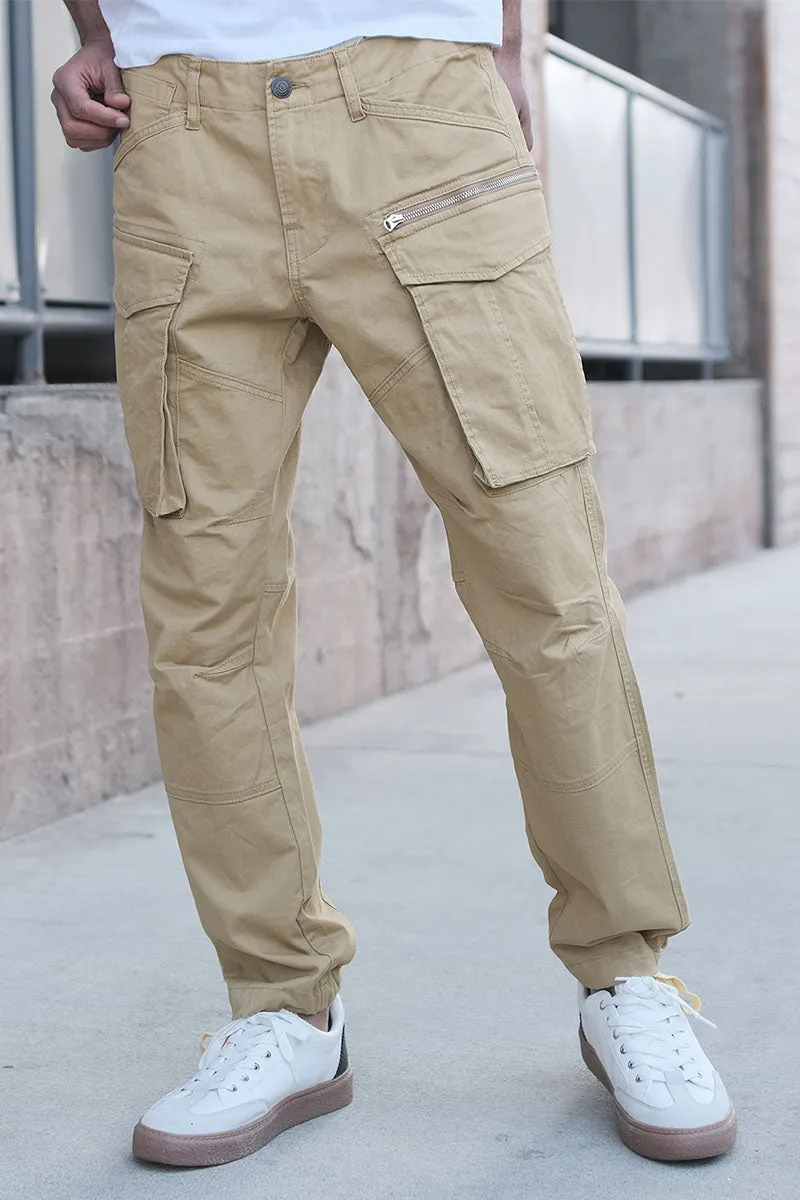 Big Cargo Zipper Color Pants