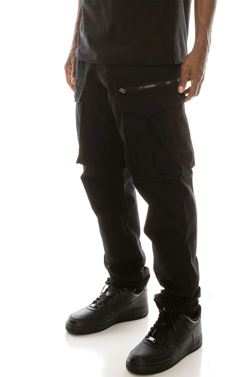 Big Cargo Zipper Color Pants