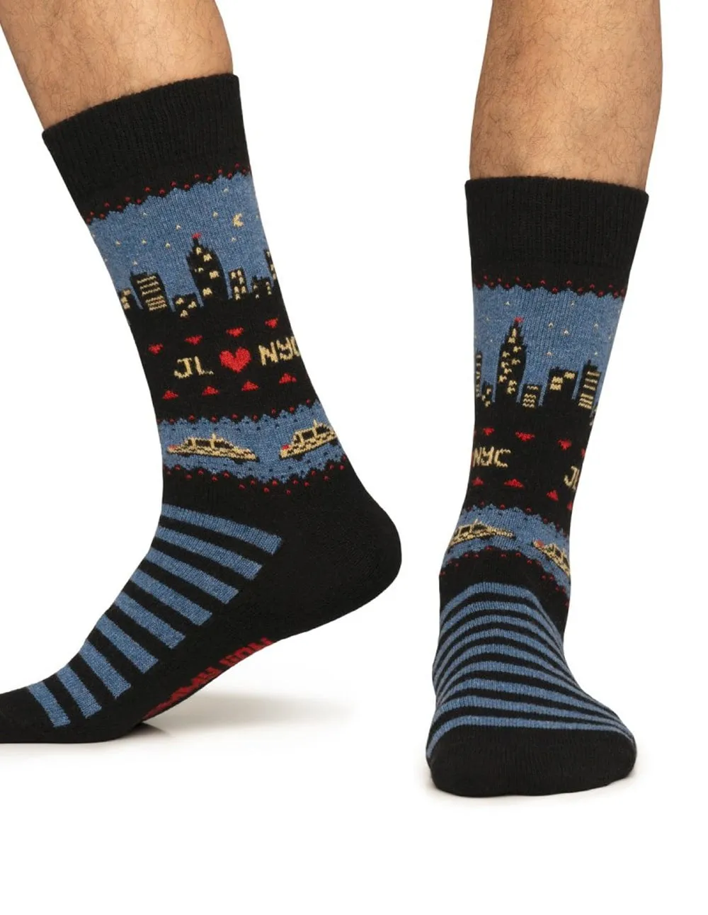 Calcetines Jimmy Lion Winter Love Azules Unisex