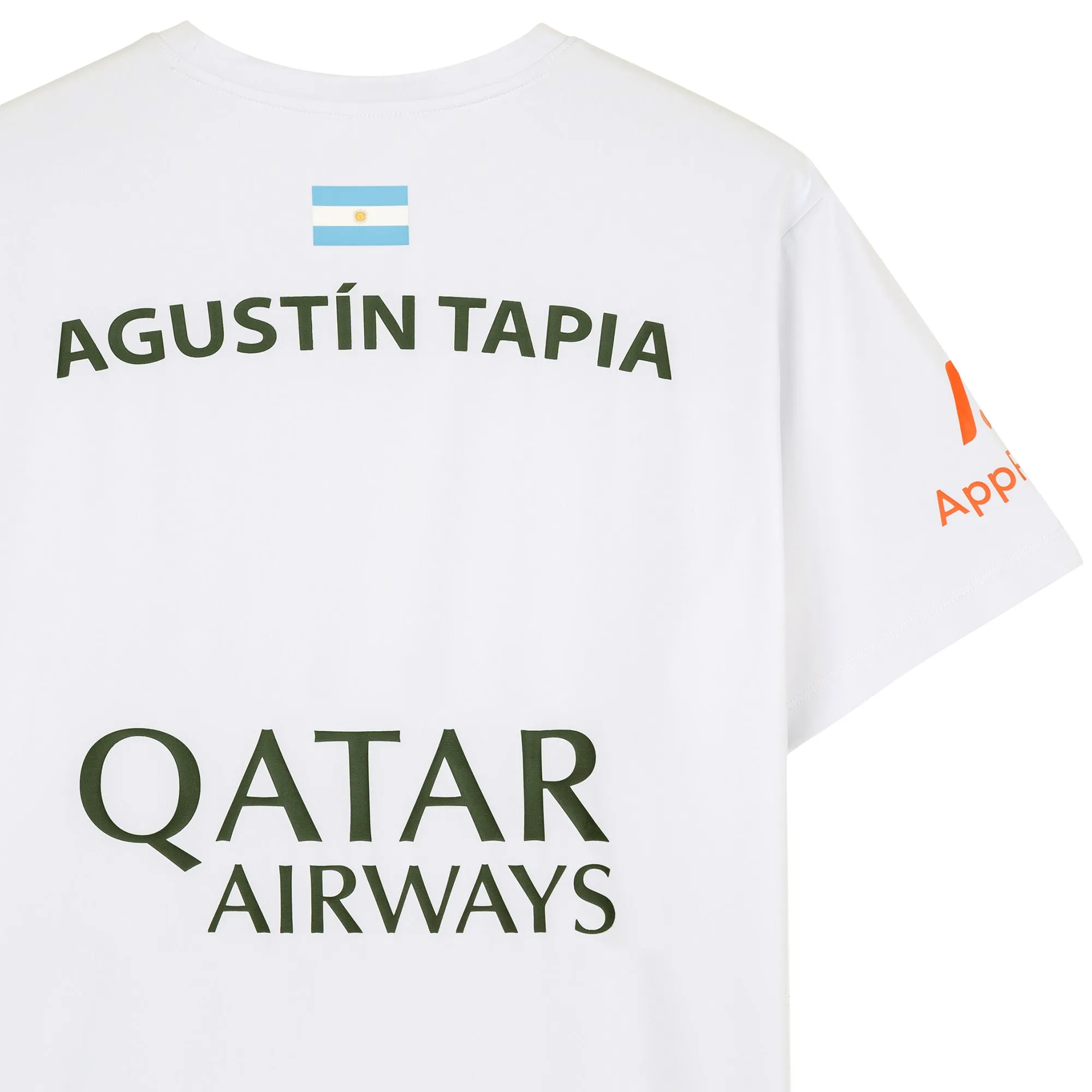 Camiseta Sponsors AT10 Blanco de Agustín Tapia