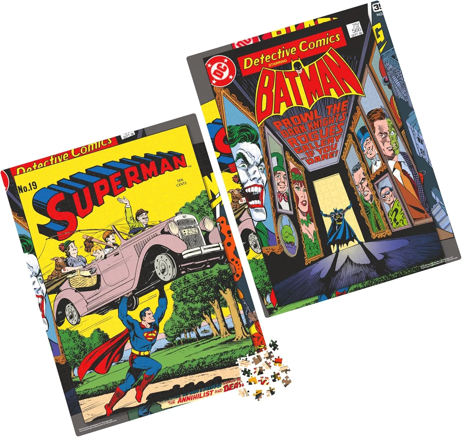 Cardinal: Set Rompecabezas DC Superman y Batman 1000 Piezas 2 Pack