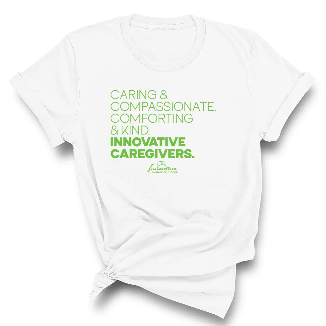 Caring Compassionate Comforting and Kind Unisex Tee (ISS) (CUSTOMS)