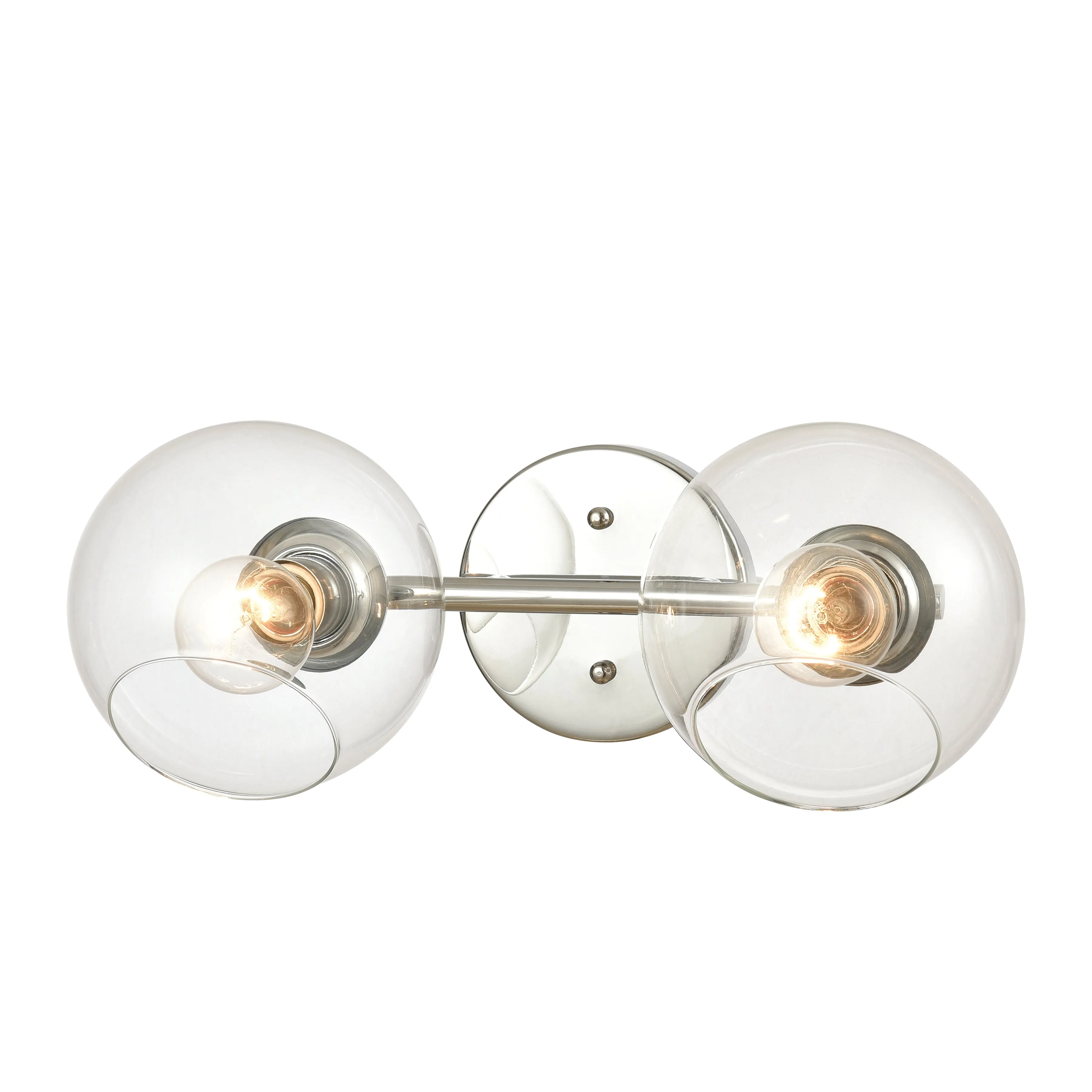 Claro 16" 2 Light Vanity Light in Polished Chrome