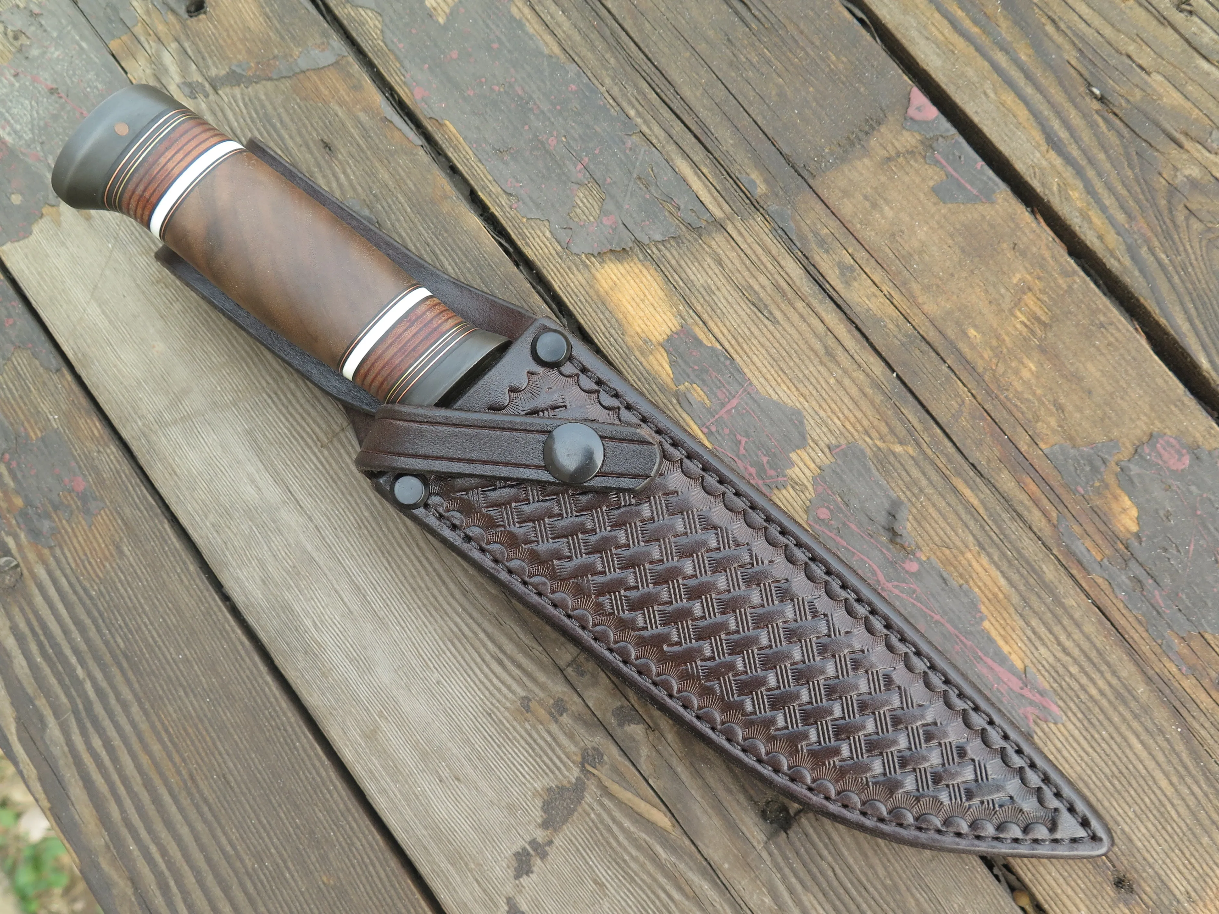 Claro Walnut, Walrus and Horsehide Model 1 Fighter