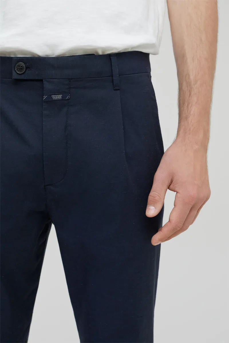 Closed - Pantalon Relaxed Bleu Marine - Homme