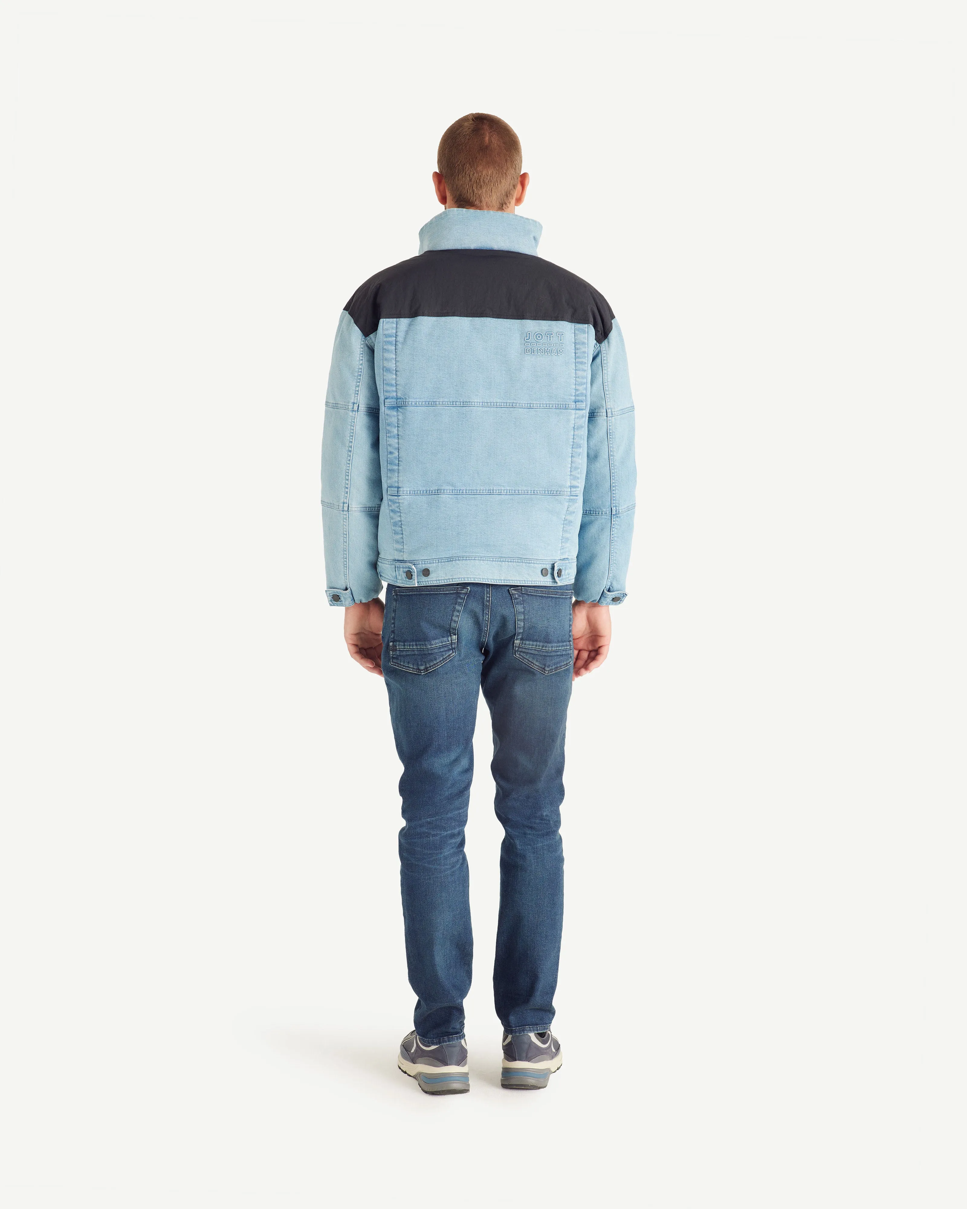 Doudoune 'Puffer' Light denim jeans Aero MNW JOTT x DENHAM