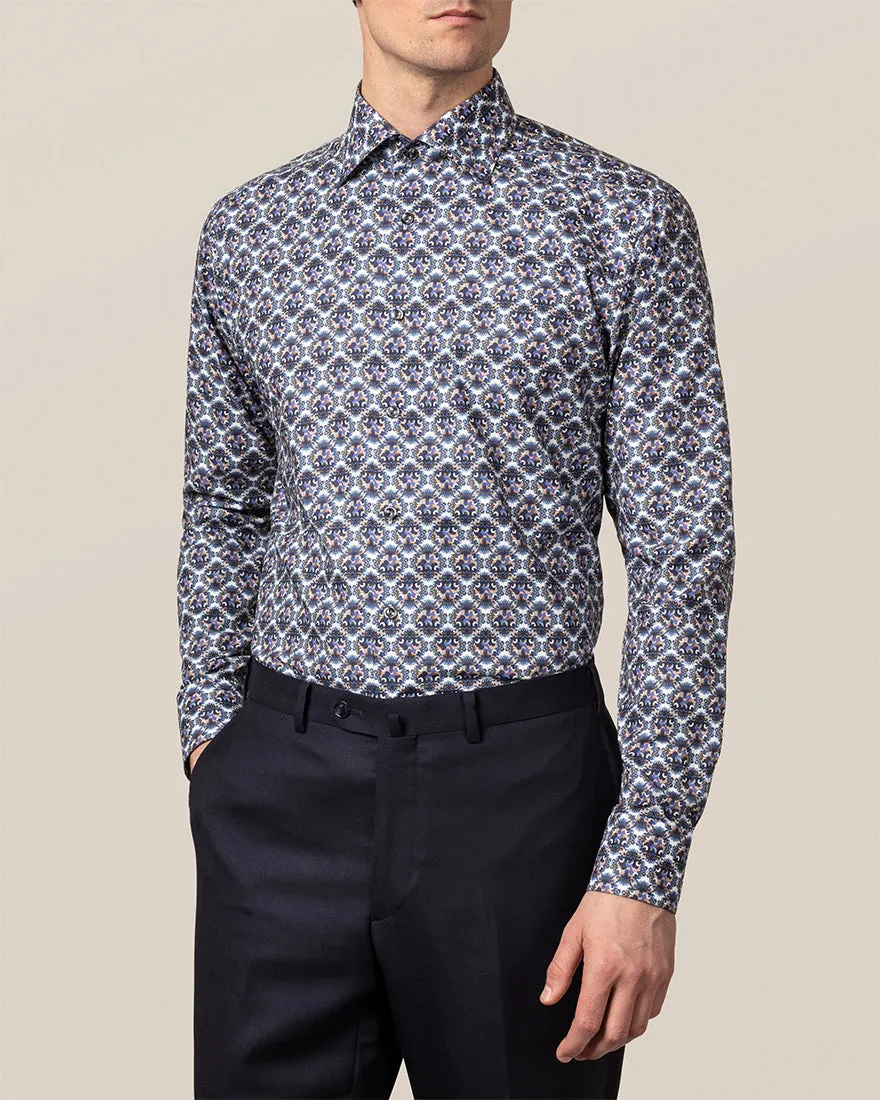 ETON 100000130525 BLUE SLIM SC SHIRT