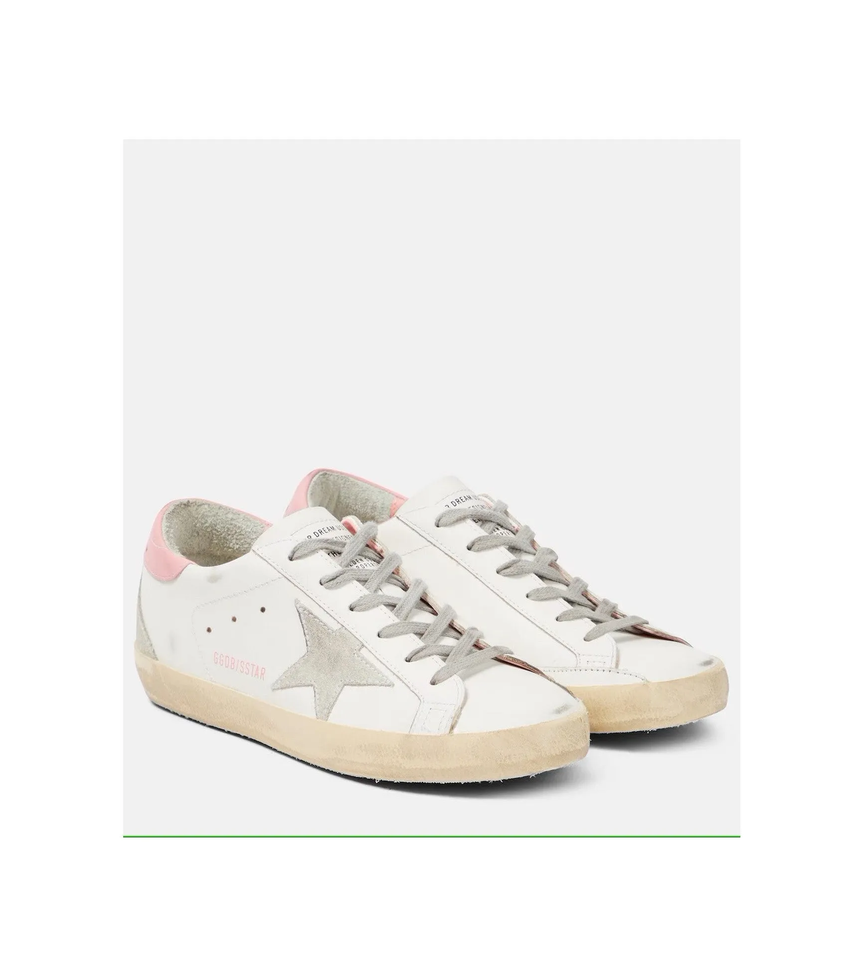 Golden Goose - Sneakers Super-Star - Blanc/Glace/Rose Clair