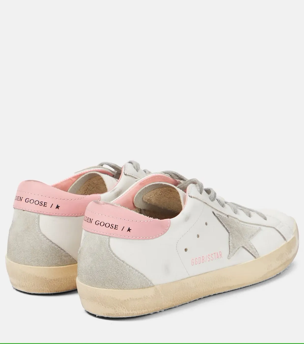 Golden Goose - Sneakers Super-Star - Blanc/Glace/Rose Clair