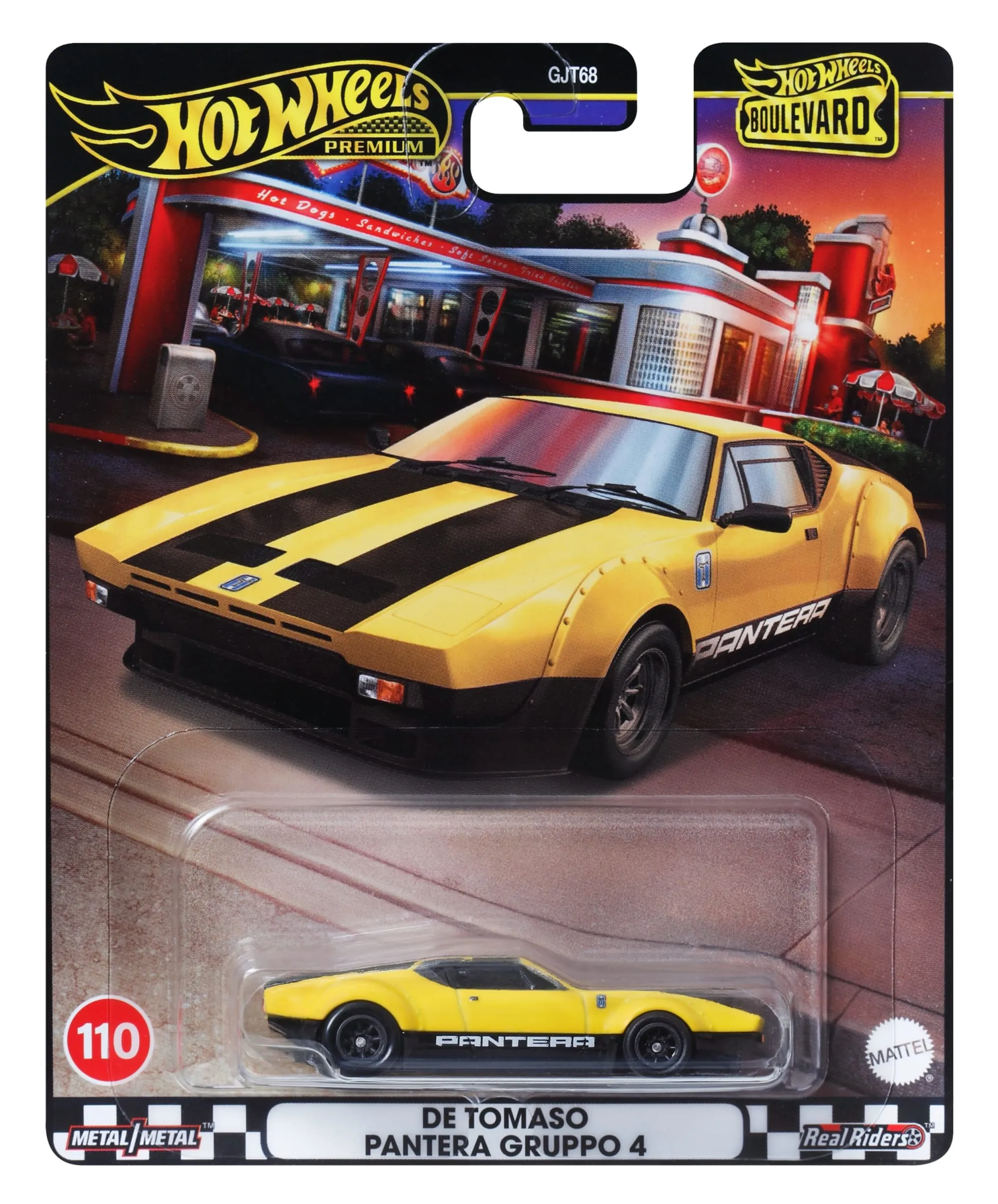 Hot Wheels Collector Veículo de Brinquedo DE Tomaso Pantera GTS Gruppo 4