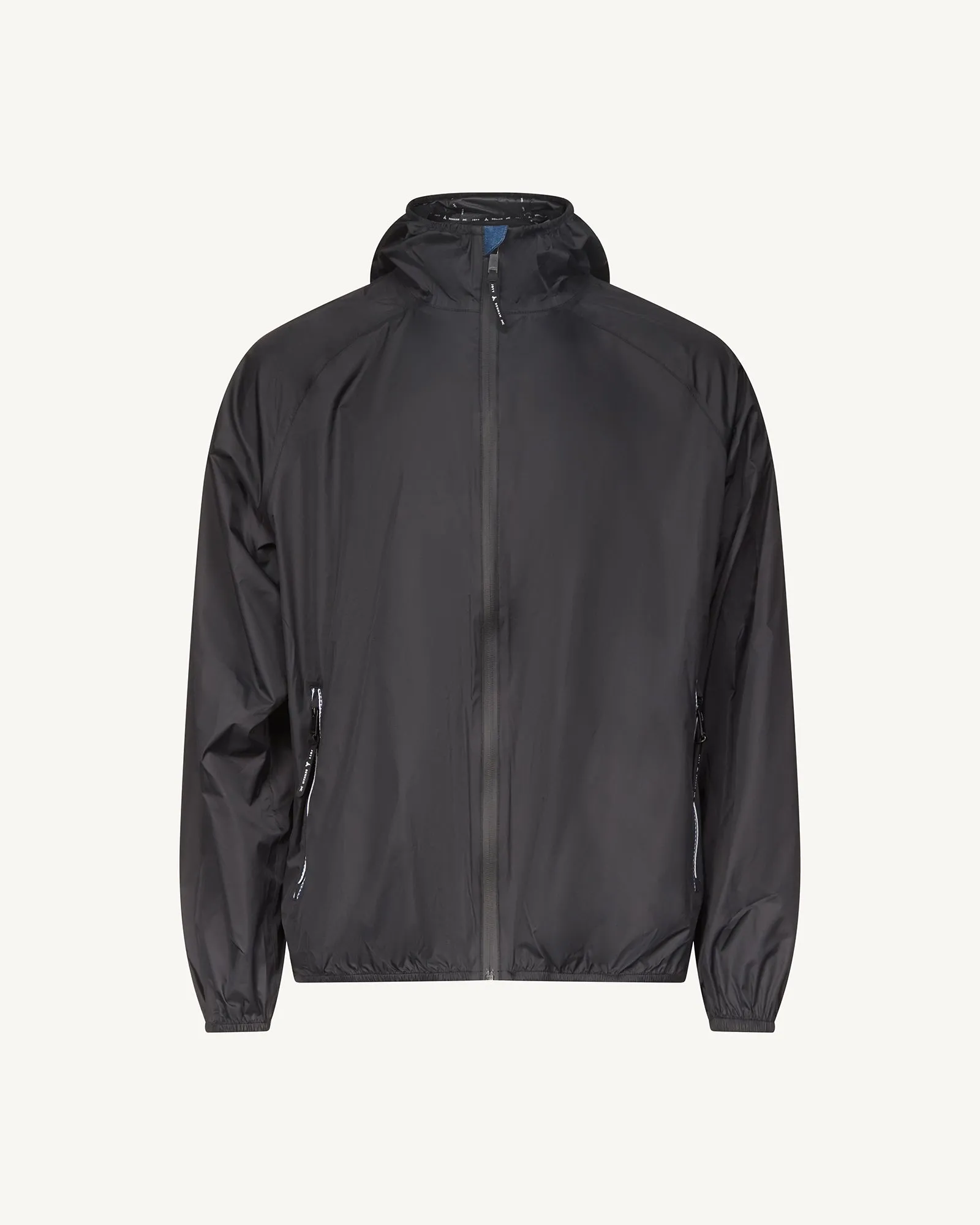 Imperméable paquetable Noir Fluid MNW JOTT x DENHAM