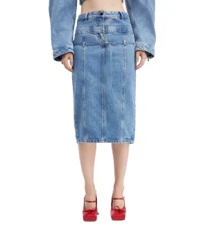 JACQUEMUS La Jupe de Nîmes Criollo Skirt