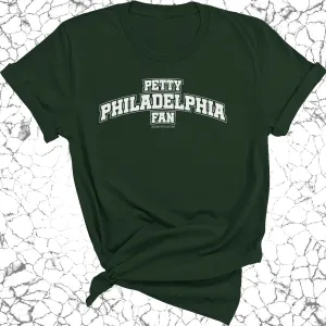 Petty Philadelphia Fan Unisex Tee (Forest Green/White)