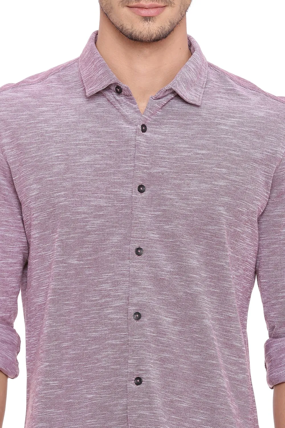 Slim Fit Knit Shirt