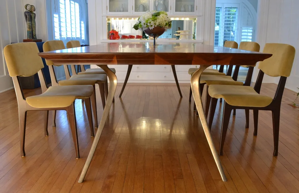 Squared Cast/Mill Dining Table