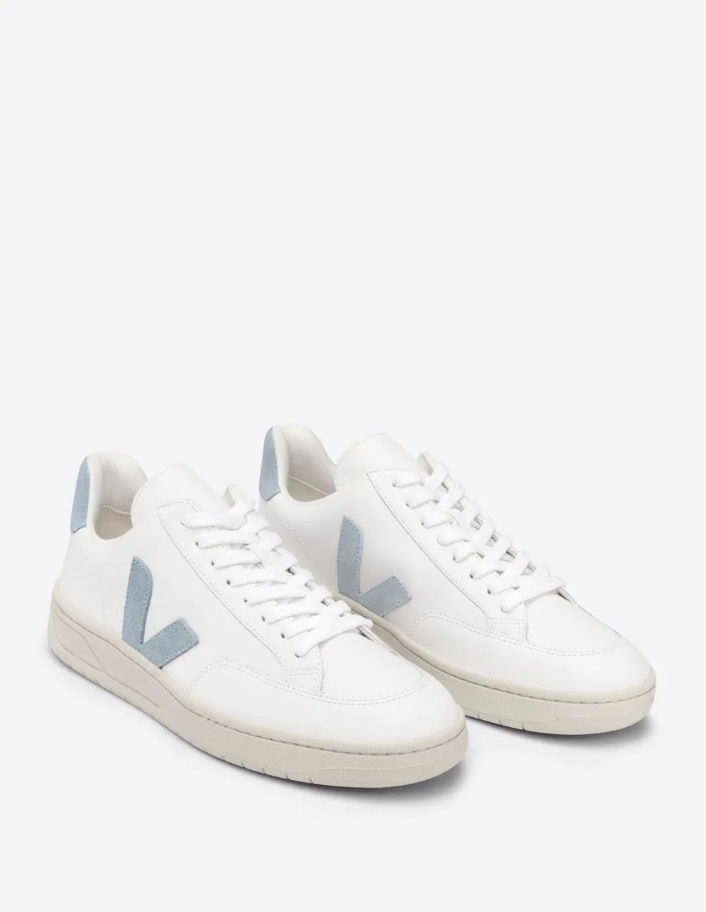 Veja V-12 Leather Blancas y Azules Unisex