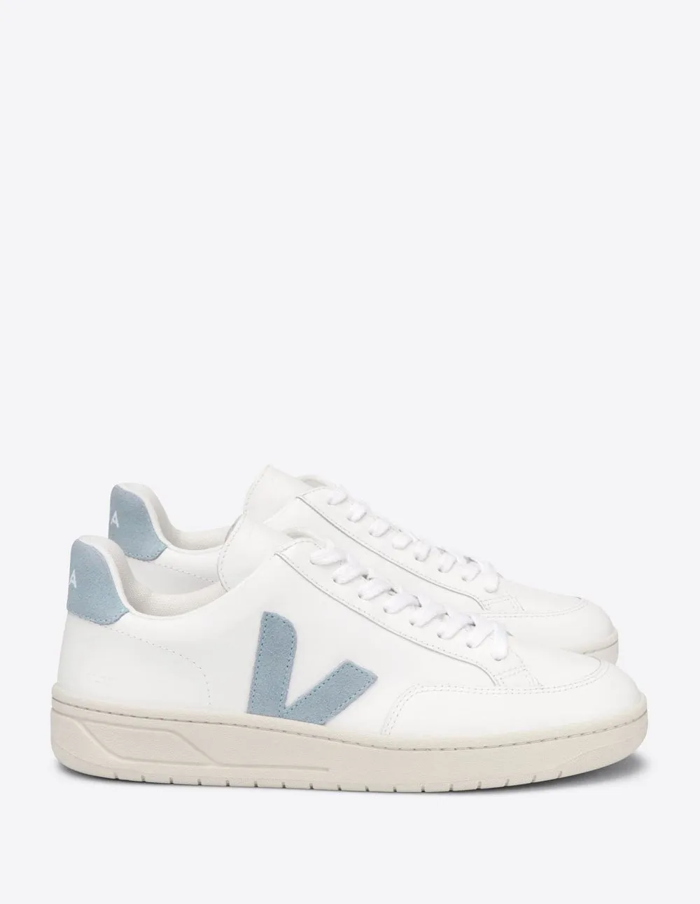 Veja V-12 Leather Blancas y Azules Unisex